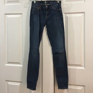 7 for All Mankind skinny jeans size 25